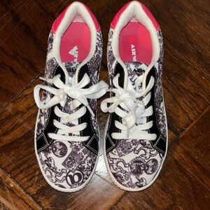 Black and White Patterned Airwalk sneakers